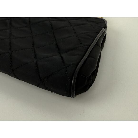 Chanel Vintage Small Fabric Top-Handle Bag with Amber Resin Chain - Picture 13 of 16